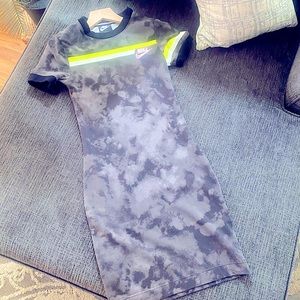 Grey Tie Dyed / Burn Out mini dress🌪